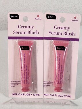 b.pure Creamy Serum Blush Rose Dust Cream/Serum Paraben/Phthalate-Free 0.4 oz
